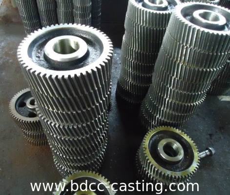 Zahnradbearbeitungsteile, Kundenspezifische mechanische Bearbeitungsteile aus verschiedenen Materialien