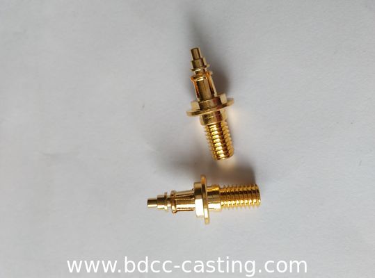 Kundenspezifische professionelle CNC-Bearbeitungsteile aus Messing, elektrischer Messingkontakt, hergestellt vom Hersteller in China
