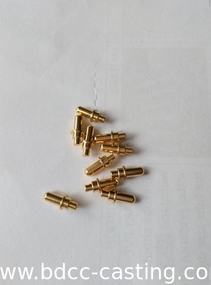 Kundenspezifische professionelle CNC-Bearbeitungsteile aus Messing, elektrischer Messingkontakt, hergestellt vom Hersteller in China