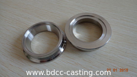 Edelstahl-Gabelkopf und Schweißflansch, kundenspezifische CNC-Bearbeitung von Automobilzubehör