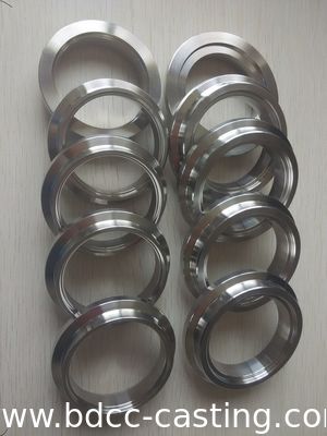 CNC-Bearbeitung Sensor Edelstahlring, CNC-Bearbeitung, Edelstahl-Schweißflansch, Rohrverbindung