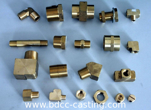 CNC-Bearbeitung von Messingfittings, hergestellt von einem professionellen Hersteller in China