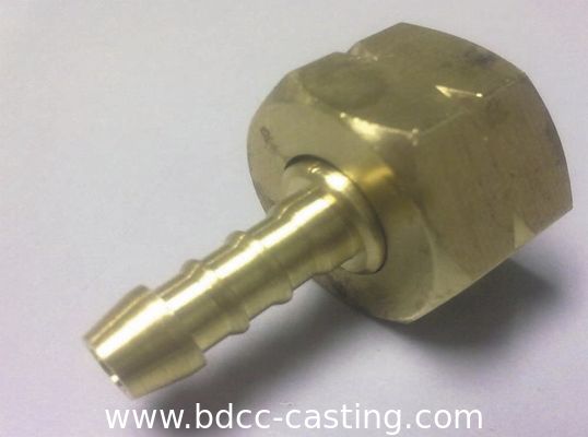 CNC-gefertigte Messing-Gasrohrfittings, hergestellt in China von einem professionellen Hersteller
