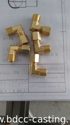 Customized Copper Fittings, All Kinds of Finishes are Available