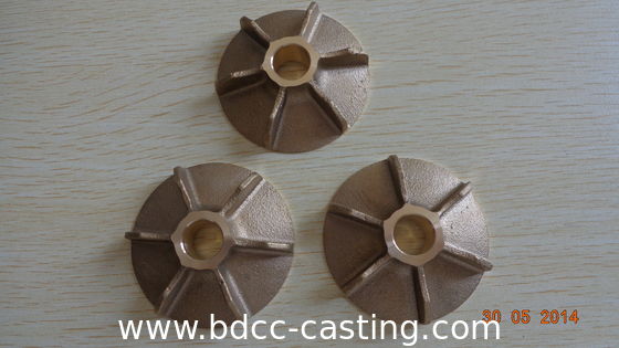 Gussteile anpassen, Präzisions-CNC-Bearbeitung von Drehteilen, oberflächenbeschichtet, Gussräder aus Kupferlegierung