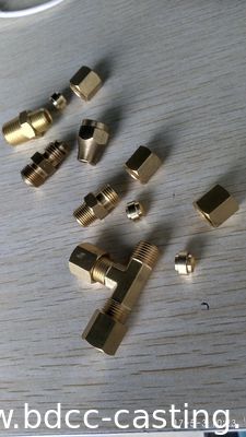 Kundenspezifische CNC-KOMPRESSIONSVERSCHLUSS-SERIE, T-STÜCK, WINKEL, KUPPLUNG, Adapter, hergestellt vom professionellen Hersteller in China