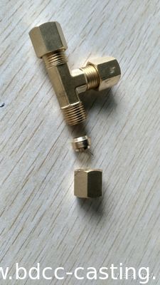 Kundenspezifische CNC-KOMPRESSIONSVERSCHLUSS-SERIE, T-STÜCK, WINKEL, KUPPLUNG, Adapter, hergestellt vom professionellen Hersteller in China