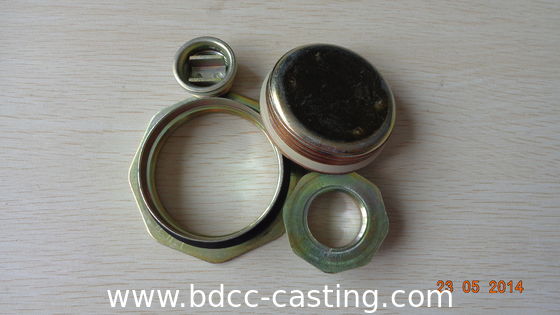 Kundenspezifische Diebstahlschutzabdeckung für Tanks, Gewindeabdeckung, Tankflansch; Farbdruck kann nach Kundenwunsch angepasst werden.