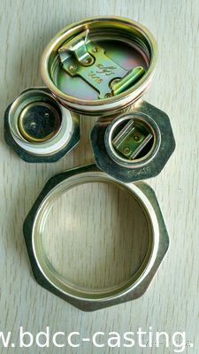 Kundenspezifische Diebstahlschutzabdeckung für Tanks, Gewindeabdeckung, Tankflansch; Farbdruck kann nach Kundenwunsch angepasst werden.