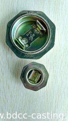 Kundenspezifische Diebstahlschutzabdeckung für Tanks, Gewindeabdeckung, Tankflansch; Farbdruck kann nach Kundenwunsch angepasst werden.