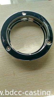 Prägen, Gehäuse für Manometer, Metallstanzteile aus Edelstahl mit allen Arten von Oberflächen, Stanzteile