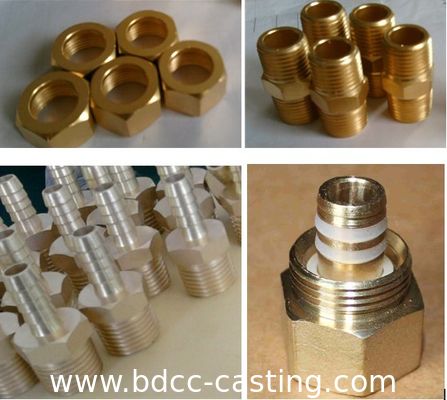 Verarbeitung kundenspezifischer mechanischer Teile aller Art, CNC-Bearbeitung, Messingfitting, hergestellt in China, professioneller Hersteller