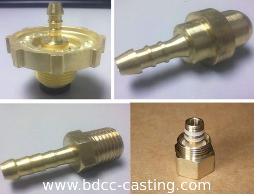 Verarbeitung kundenspezifischer Rohrverbindungen aller Art, CNC-Bearbeitung, Messingfittings, hergestellt in China vom professionellen Hersteller