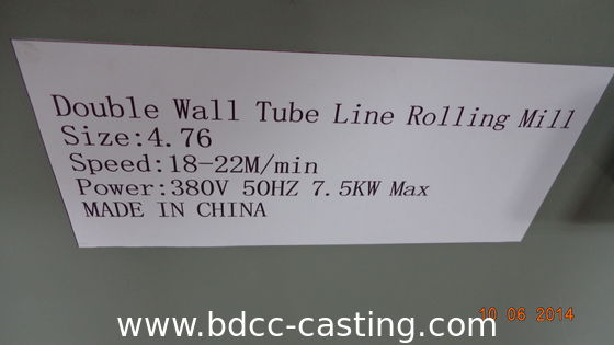 Doppelwand-Rohrlinien-Walzwerk, kundenspezifisch, Puffer-Akkumulator mit kompletten Komponenten und Zugang