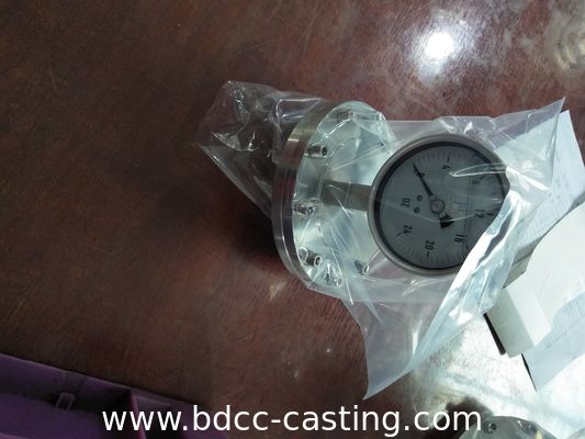 CNC machining Pressure gauge spare part, fitting, body, Customized custom CNC machining part with all kinds of finishes