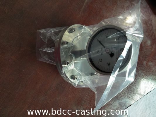 CNC machining Pressure gauge spare part, fitting, body, Customized custom CNC machining part with all kinds of finishes
