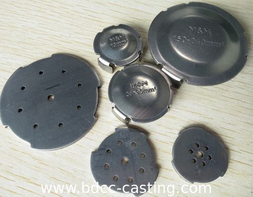 Tiefziehen, Gehäuse für Manometer, Stanzteile aus Edelstahl mit allen Arten von Oberflächen, Stanzteile