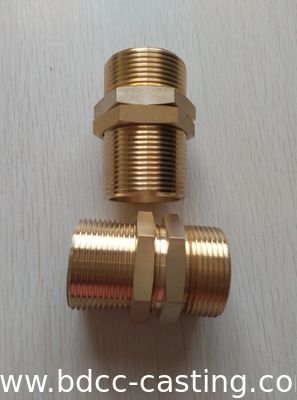Verarbeitung von kundenspezifischen Rohrverbindungen aller Art, Adaptern, CNC-Bearbeitung, Messingfittings, Gewindefittings aus Messing