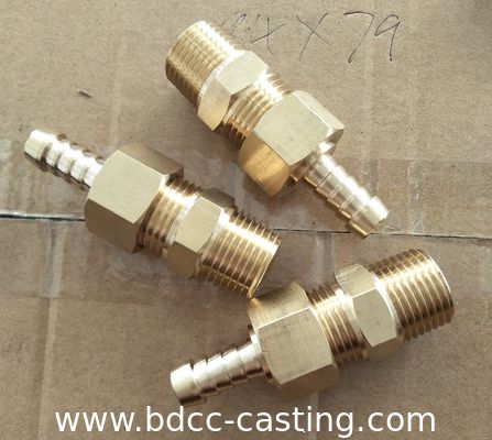 Verarbeitung von kundenspezifischen Rohrverbindungen aller Art, Adaptern, CNC-Bearbeitung, Messingfittings, Gewindefittings aus Messing