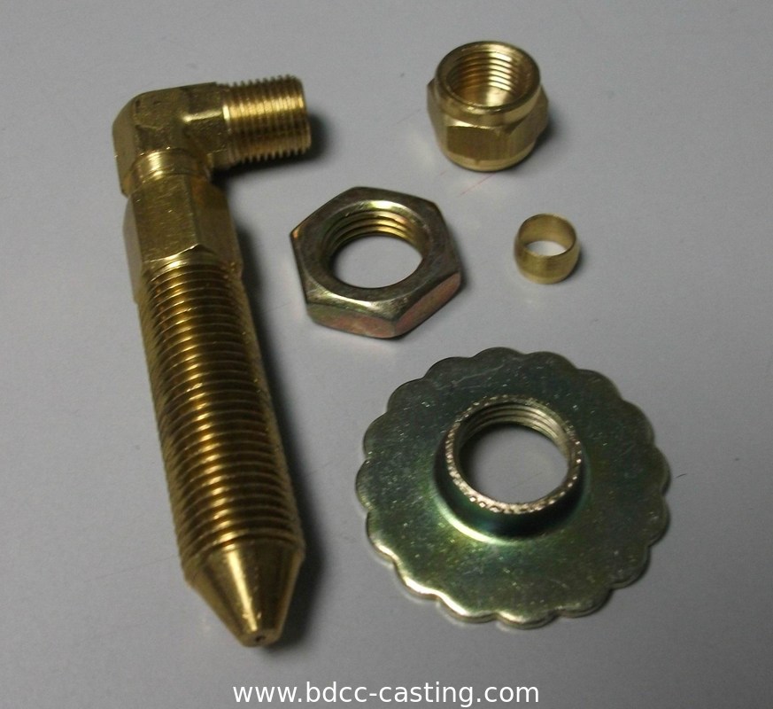 L-förmige Düse, Gasherd-Anschluss, Fitting, Rohrverbindung, Schlauchtüllen-Nippel, Schraubrohr-Fitting