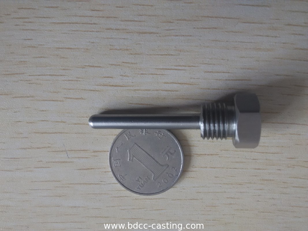 CNC-Bearbeitung Sensor Edelstahl Nippel, CNC-Bearbeitung, Edelstahl, Nippel, Rohrverbindung