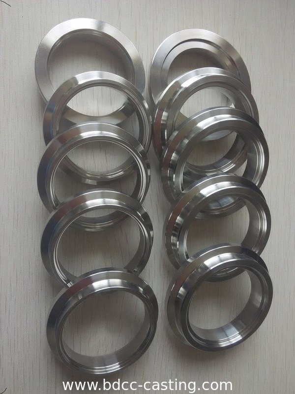 CNC-Bearbeitung Sensor Edelstahlring, CNC-Bearbeitung, Edelstahl-Schweißflansch, Rohrverbindung