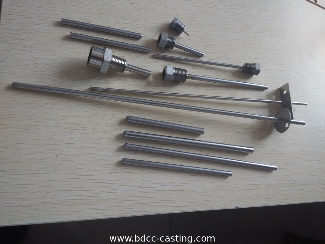 CNC-Bearbeitung Sensor Edelstahl Nippel, Rohrverschraubung, CNC-Bearbeitung, Edelstahl CNC