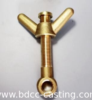 Messing-Augenschrauben, kundenspezifische CNC-Messing-Verbindungsprodukte, hergestellt in China von einem professionellen Hersteller