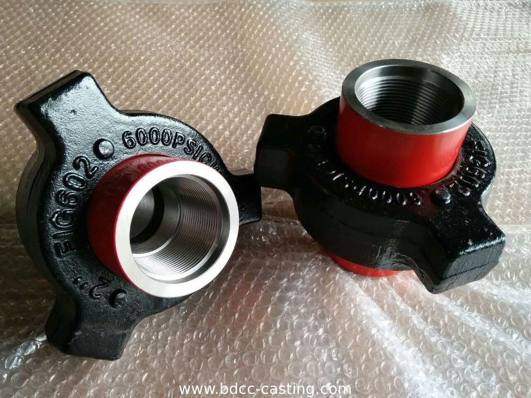 Union Hammer Typ, Geschmiedete Hochdruck-Kohlenstoffstahl-Rohrverbindungsstücke, Kundenspezifische Rohrverbindungsstücke