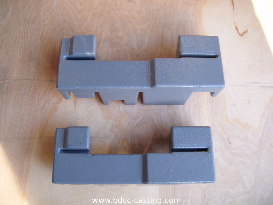 10kg Gegengewicht, Oberflächenpulverspray, Grauguss, Kundenspezifische Sandgussteile mit allen Arten von Oberflächenbehandlung