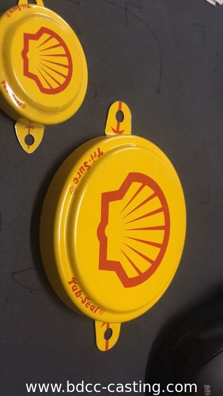 Spezialverschluss für Laschen, Tri-Sure, Gewindeabdeckung, Tankflansch; Farbdruck kann nach Kundenwunsch angepasst werden